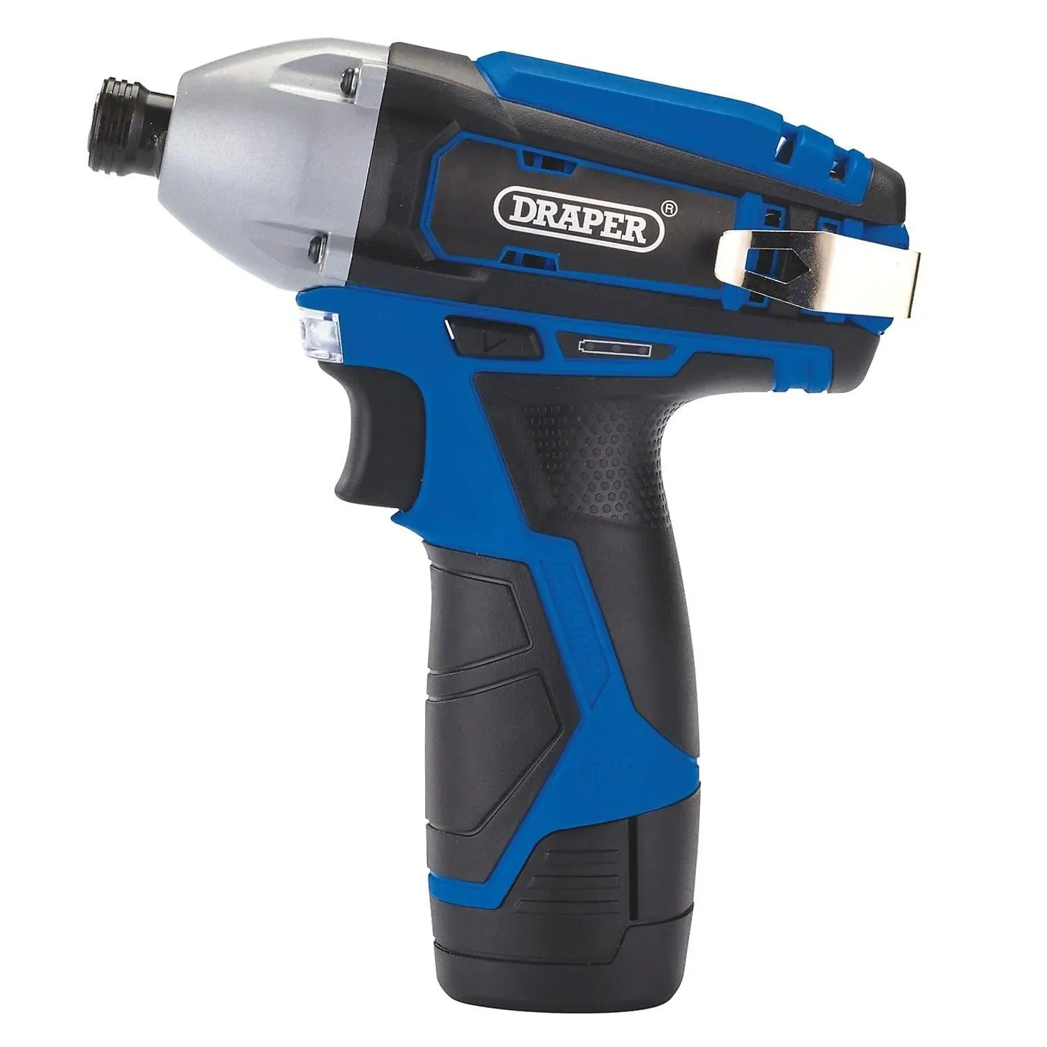 Draper 20847 Cordless Impact Driver Kit with Rechargeable 10.8V Li-ion Battery & 1hr Fast Charger