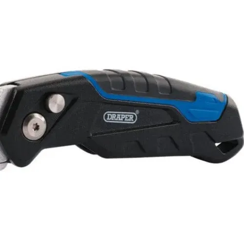 Draper 70361 Folding Trimming Knife With Belt Clip & Storage Compartment Dr-70361