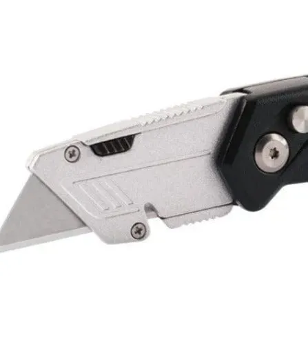 Draper 70361 Folding Trimming Knife With Belt Clip & Storage Compartment Dr-70361