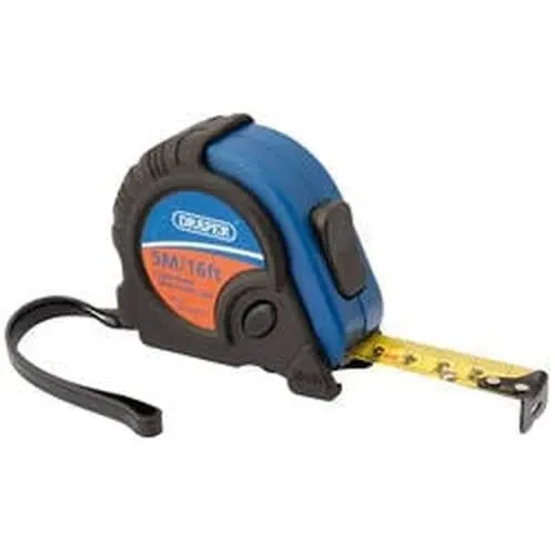 Draper Soft Grip Measuring Tape, 5M/16Ft X 19Mm Dr-82818