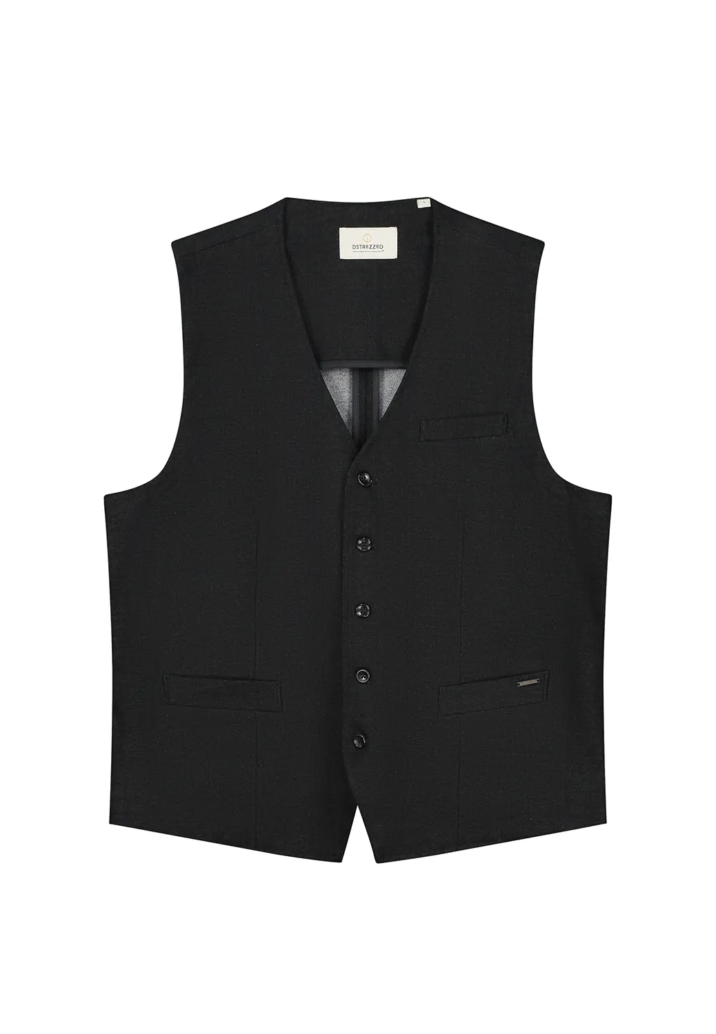 DSTREZZED STRETCH JERSEY CHECK TRAVEL GILET 121302