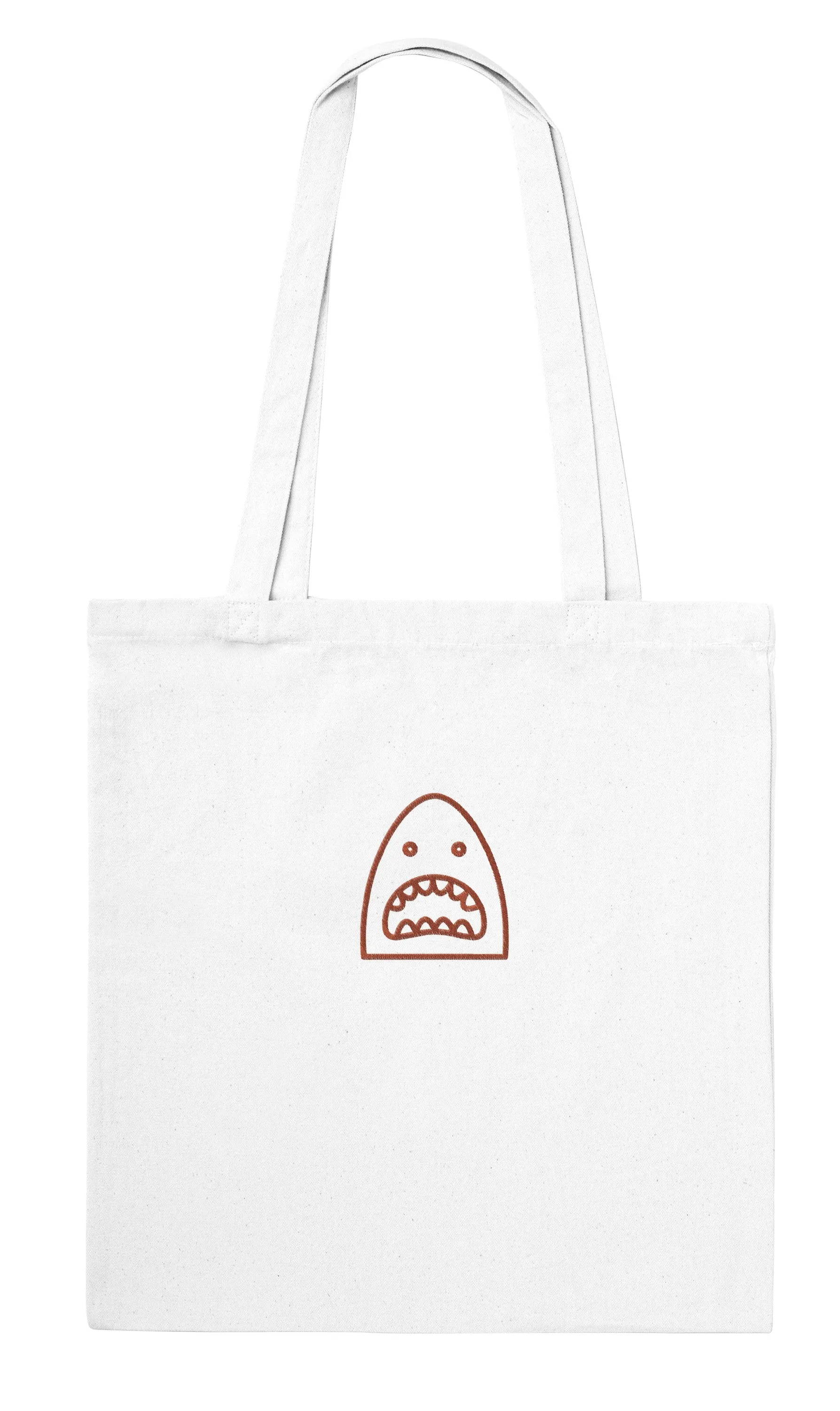 Eco-Friendly Long Handle Tote Bag - Reinforced Stitching, 100% Cotton, Perfect for Everyday Use