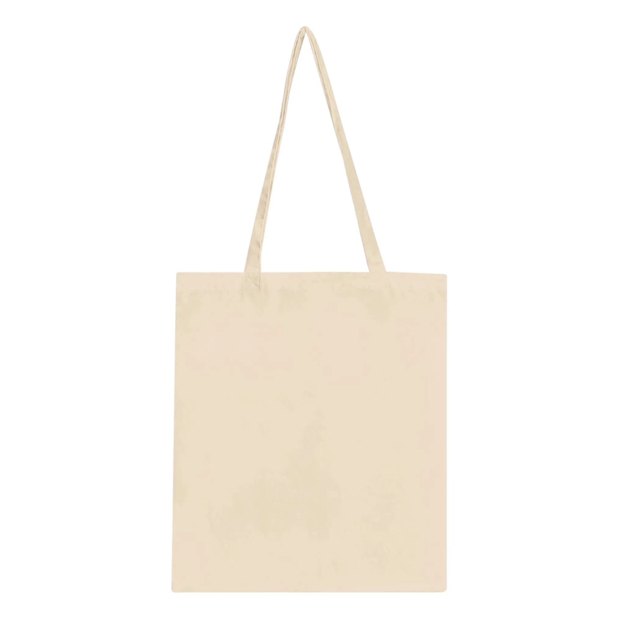 Eco-Friendly Long Handle Tote Bag - Reinforced Stitching, 100% Cotton, Perfect for Everyday Use