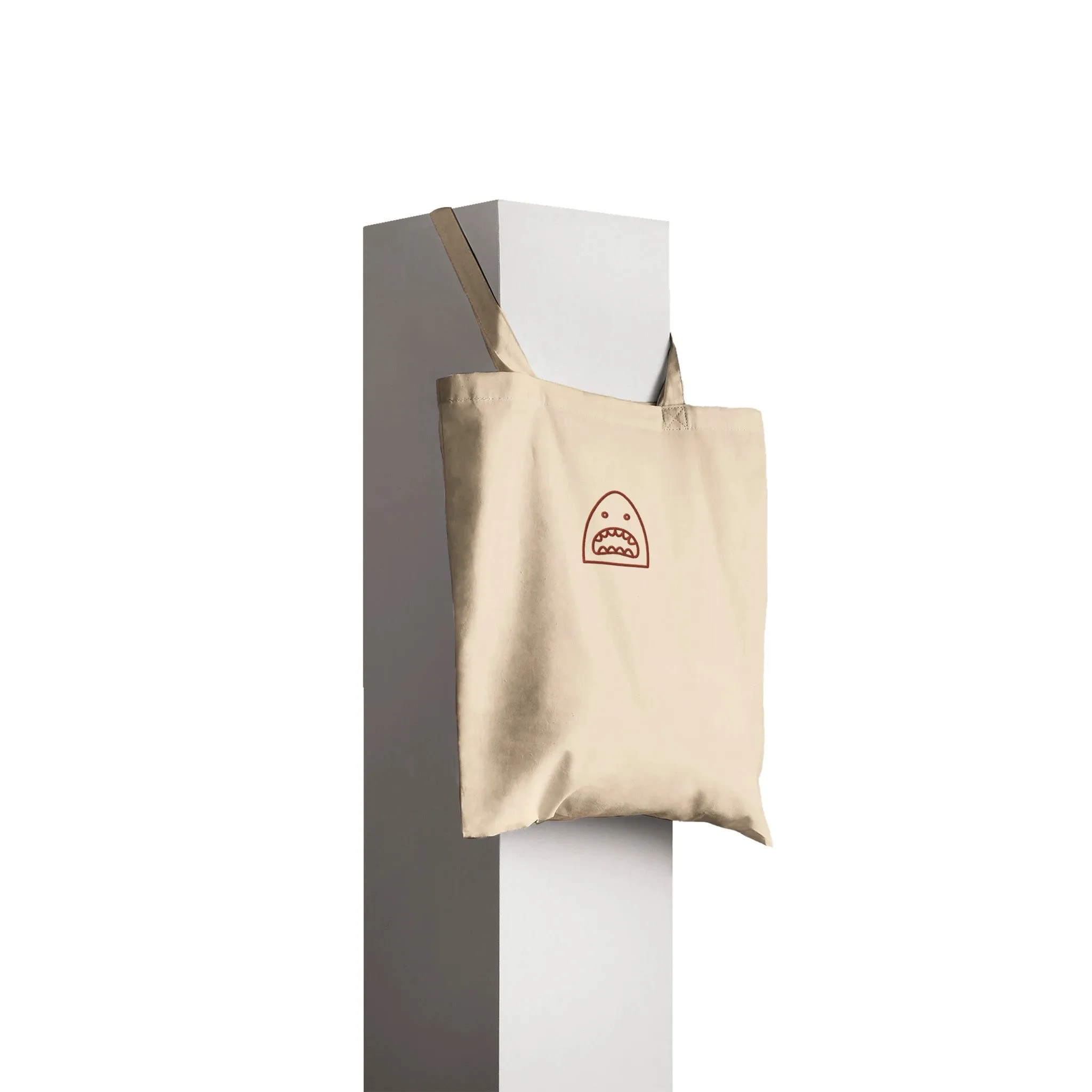Eco-Friendly Long Handle Tote Bag - Reinforced Stitching, 100% Cotton, Perfect for Everyday Use