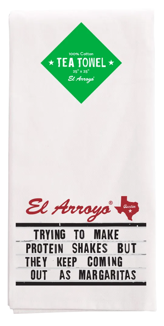 El Arroyo Tea Towel - Protein Shake