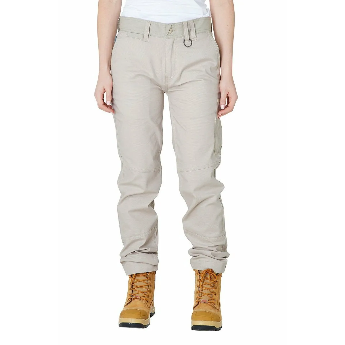 Elwood Ladies Basic Trouser - Light Stone