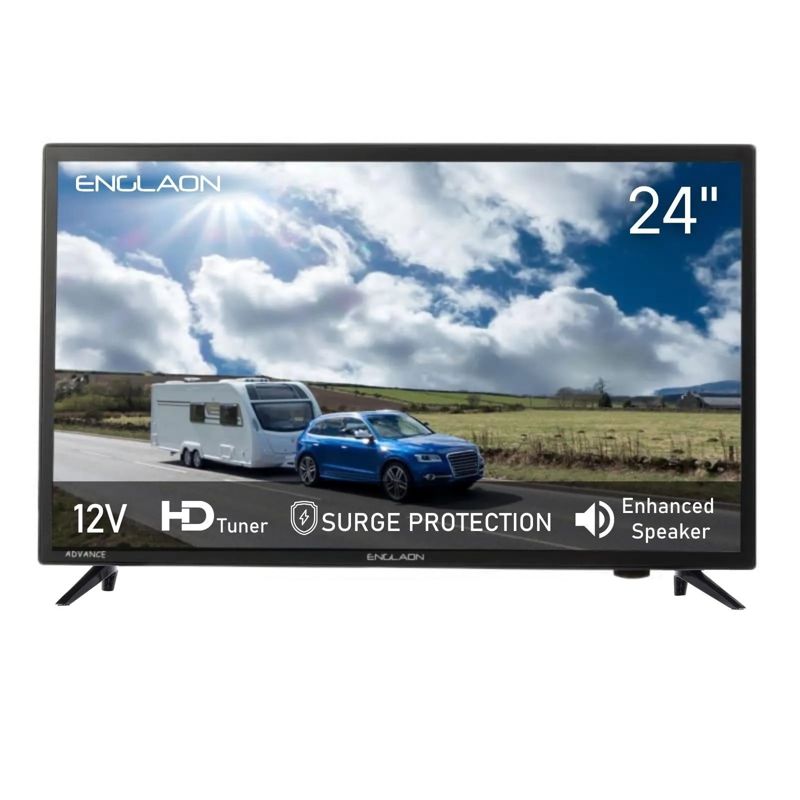 Englaon 24″ HD LED 12V TV for Caravans