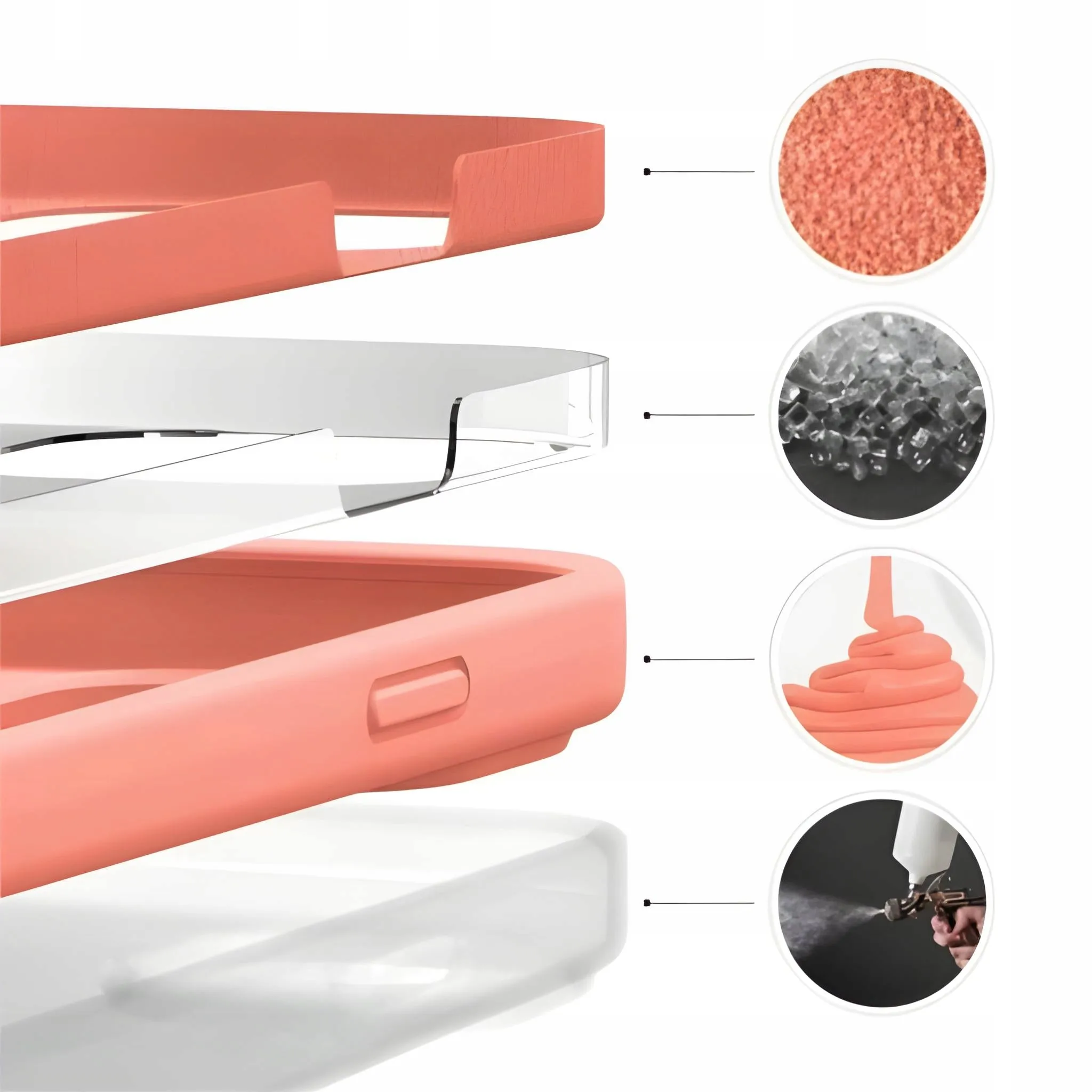 Etui Phoneo Liquid Soft Silicone do MagSafe - iPhone 13 Mini - Różowe