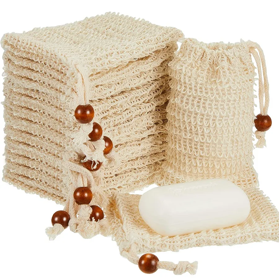 Exfoliating Natural Soap Shower Reusable Bath Bags