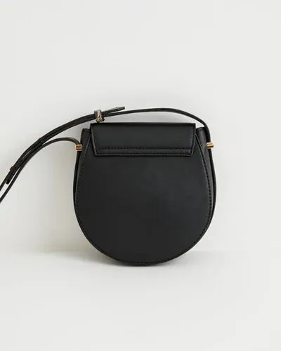 Fable England Woodland Toile Saddle Bag Black
