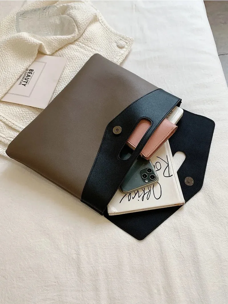 Fashionable Square Bag for Women, Two Tone Clutch Bag for Rookies & White-Collar Workers