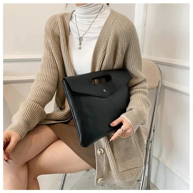 Fashionable Square Bag for Women, Two Tone Clutch Bag for Rookies & White-Collar Workers