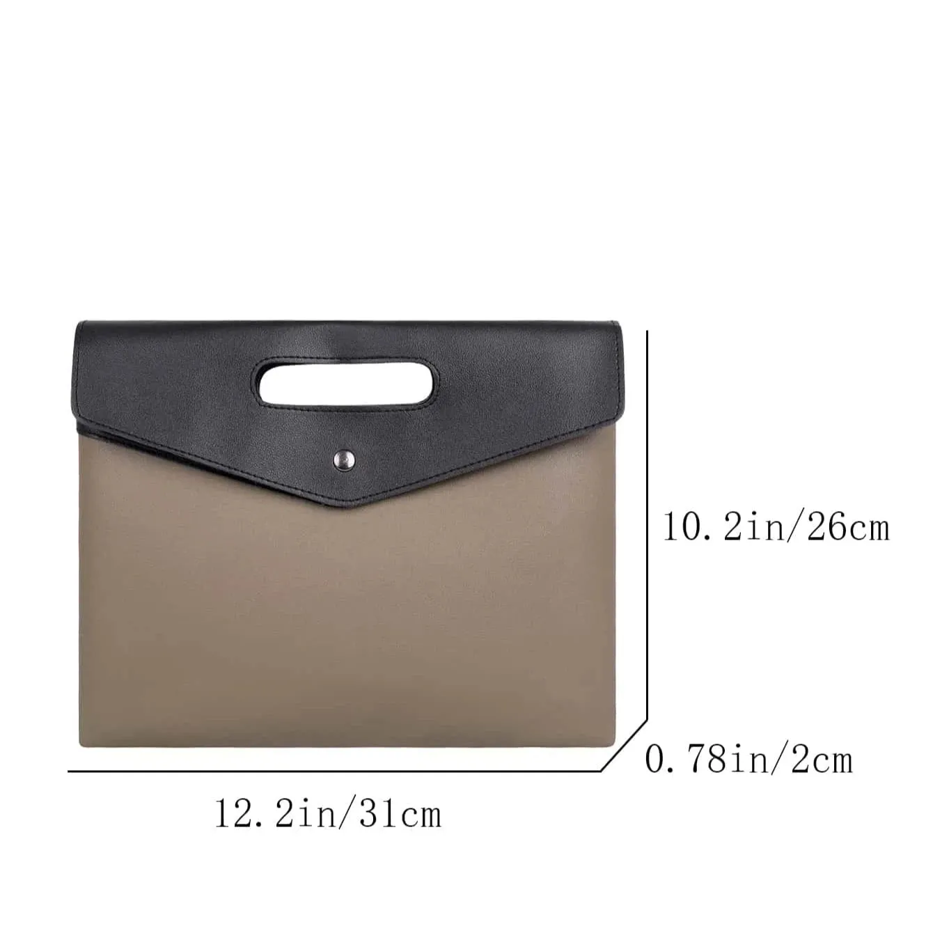 Fashionable Square Bag for Women, Two Tone Clutch Bag for Rookies & White-Collar Workers