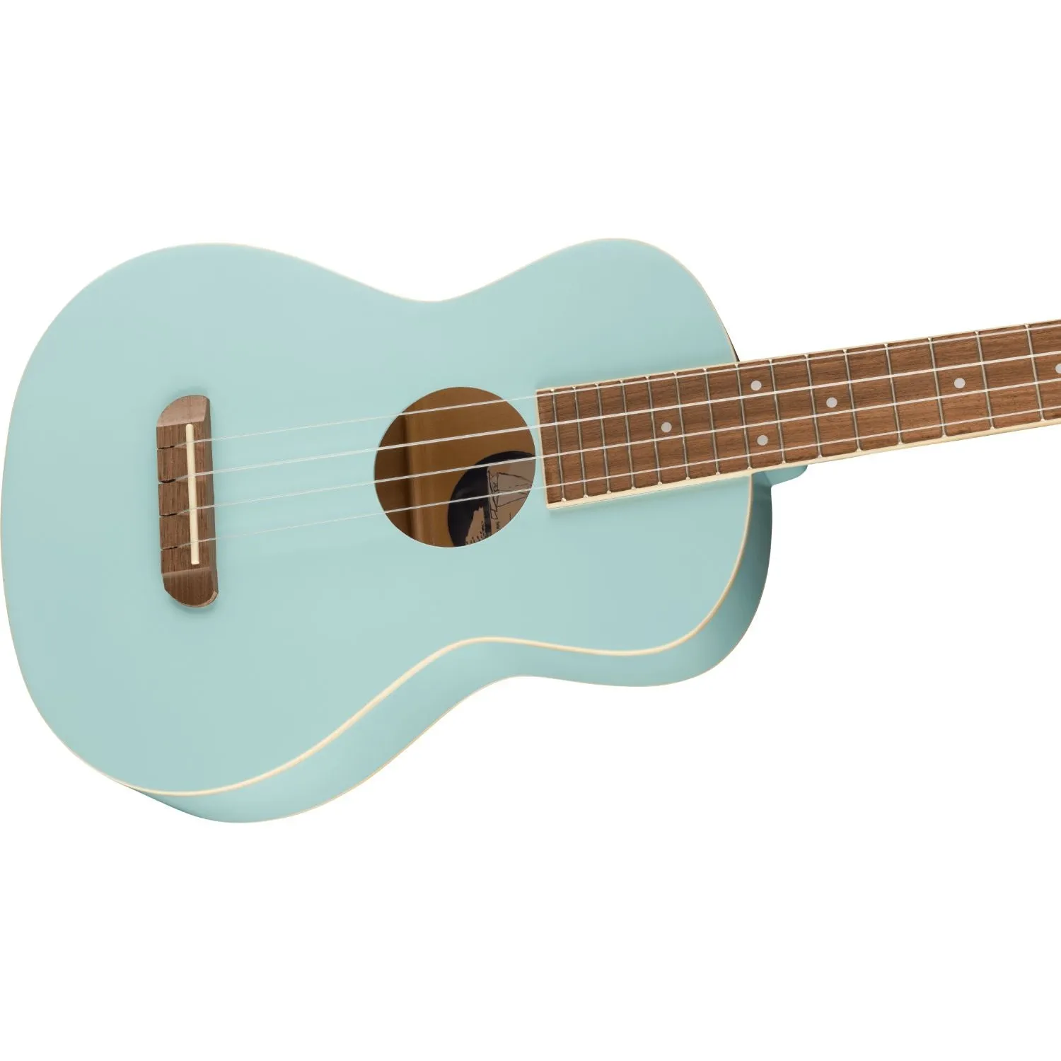Fender Avalon Tenor Ukulele, Daphne Blue