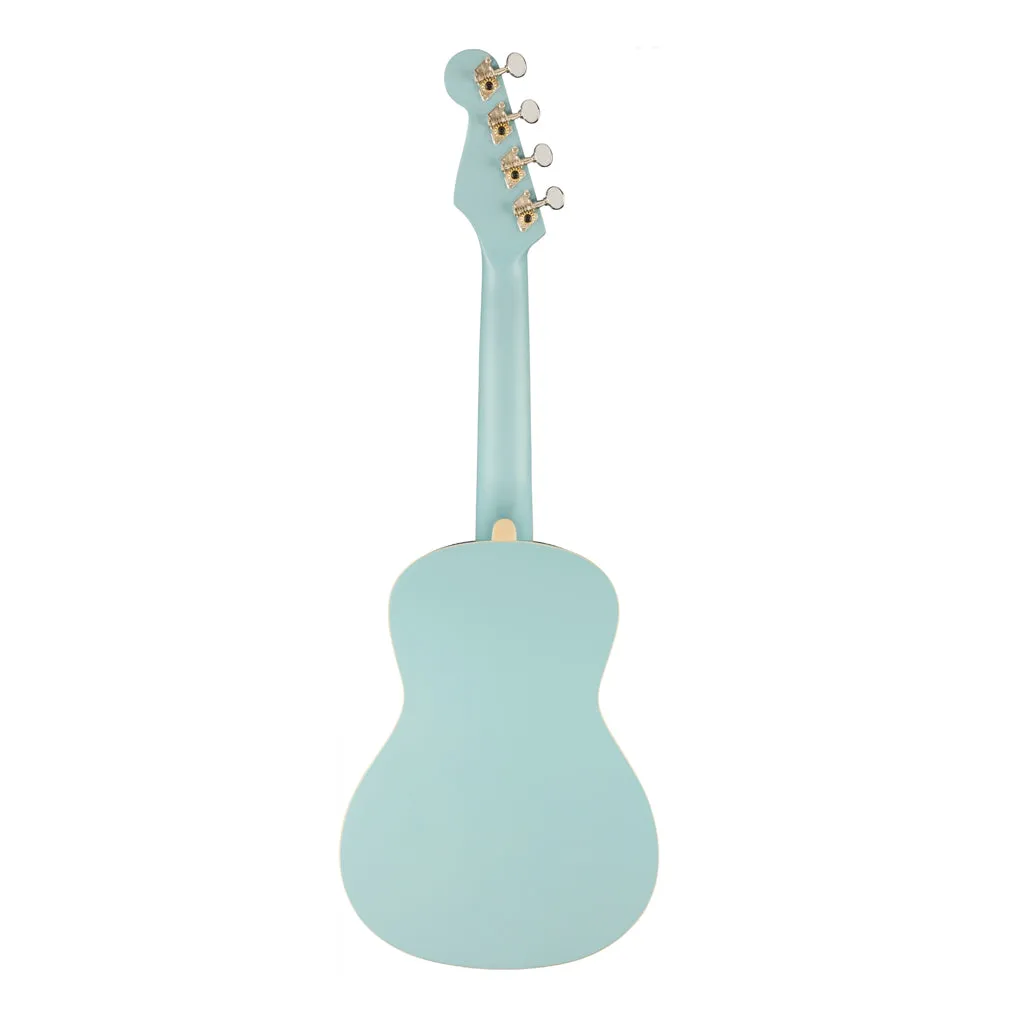 Fender Avalon Tenor Ukulele, Walnut Fingerboard, Daphne Blue