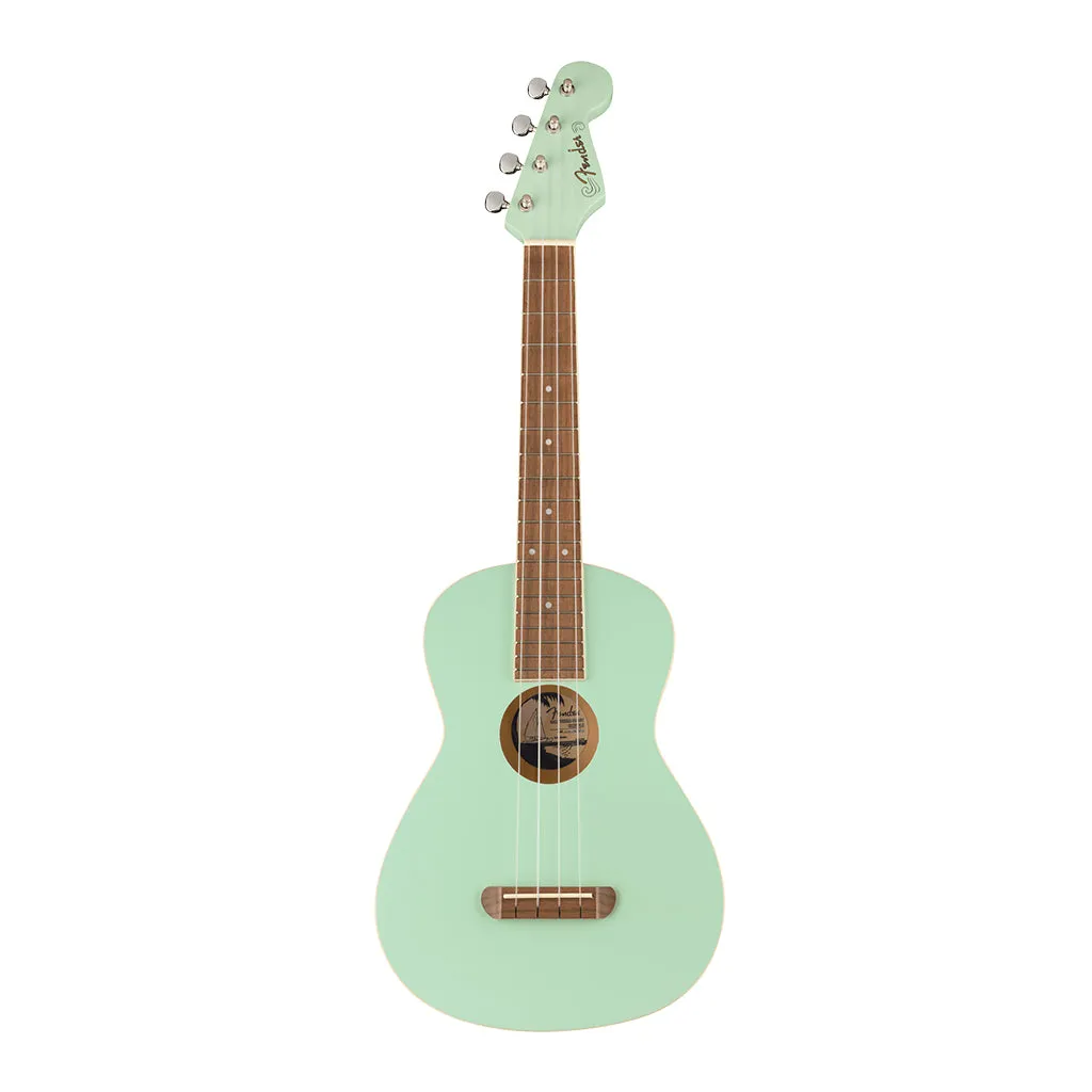 Fender  Avalon Tenor Ukulele, Walnut Fingerboard, Surf Green