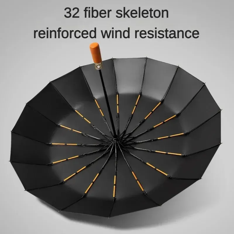 FLEX&COZY® Fully Automatic Windproof 32 Bone Business Umbrella for Men,108