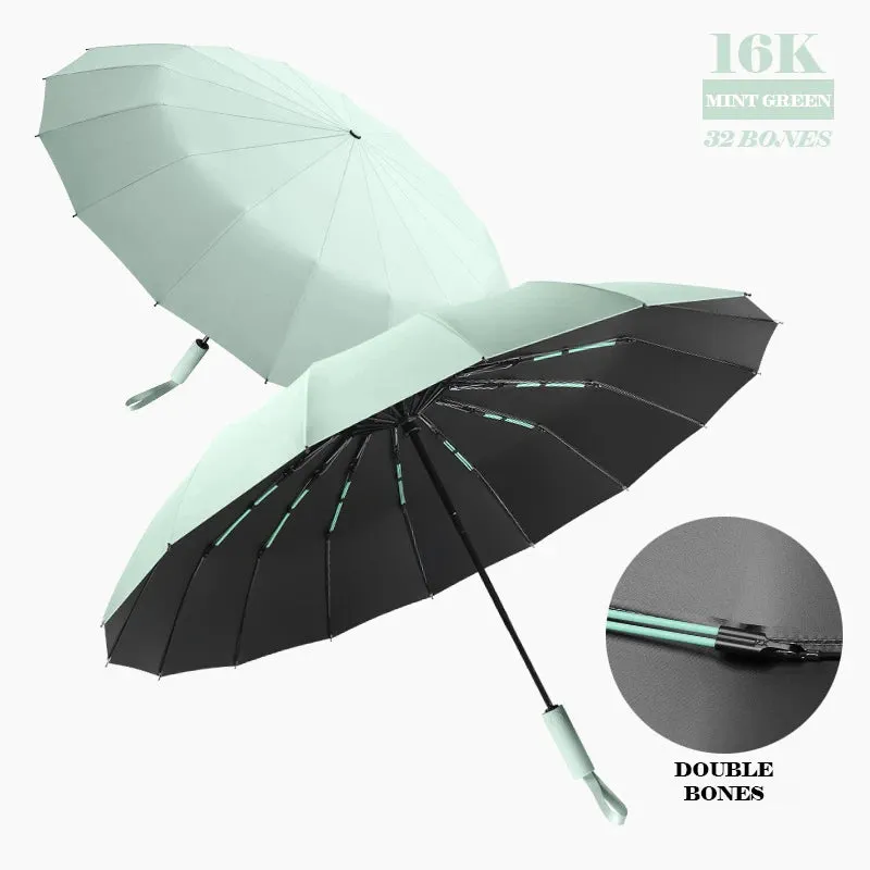 FLEX&COZY® Reinforced Fully Automatic Umbrella - Large Size, 108p