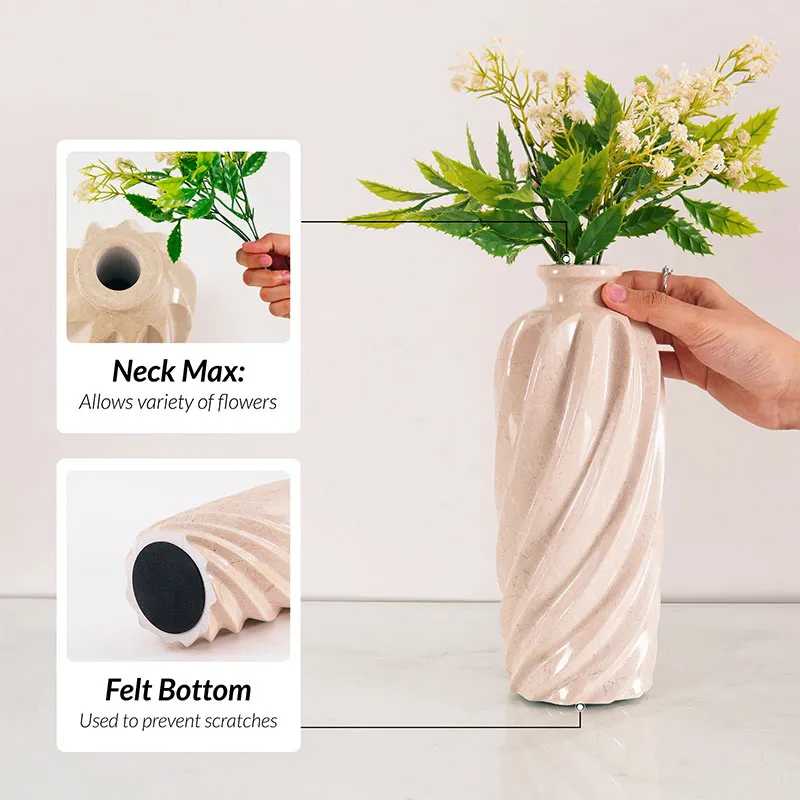 Flower Vase 10' - Ideal for Flowers and Vase Decor