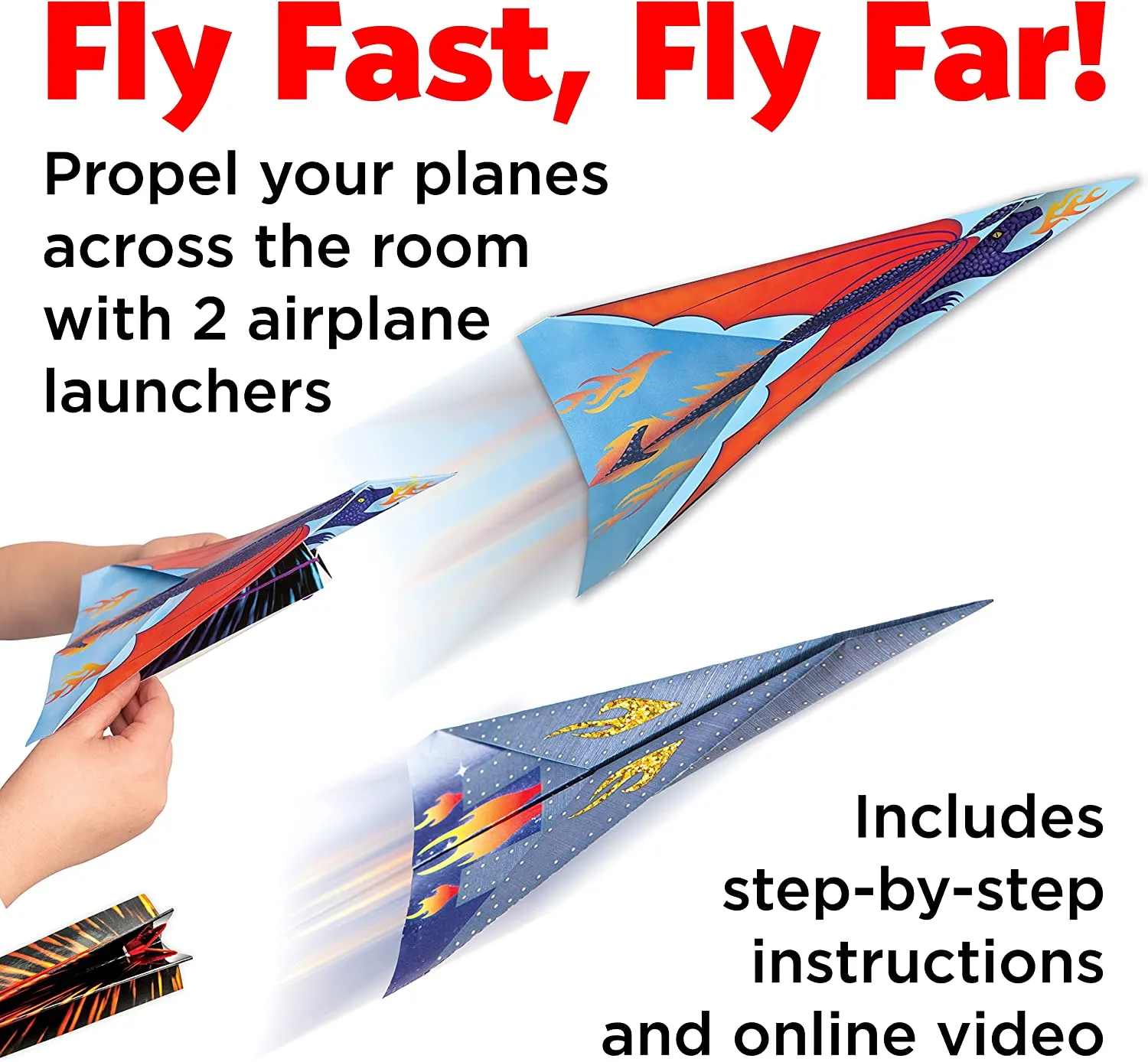 Fold & Launch Paper Airplanes