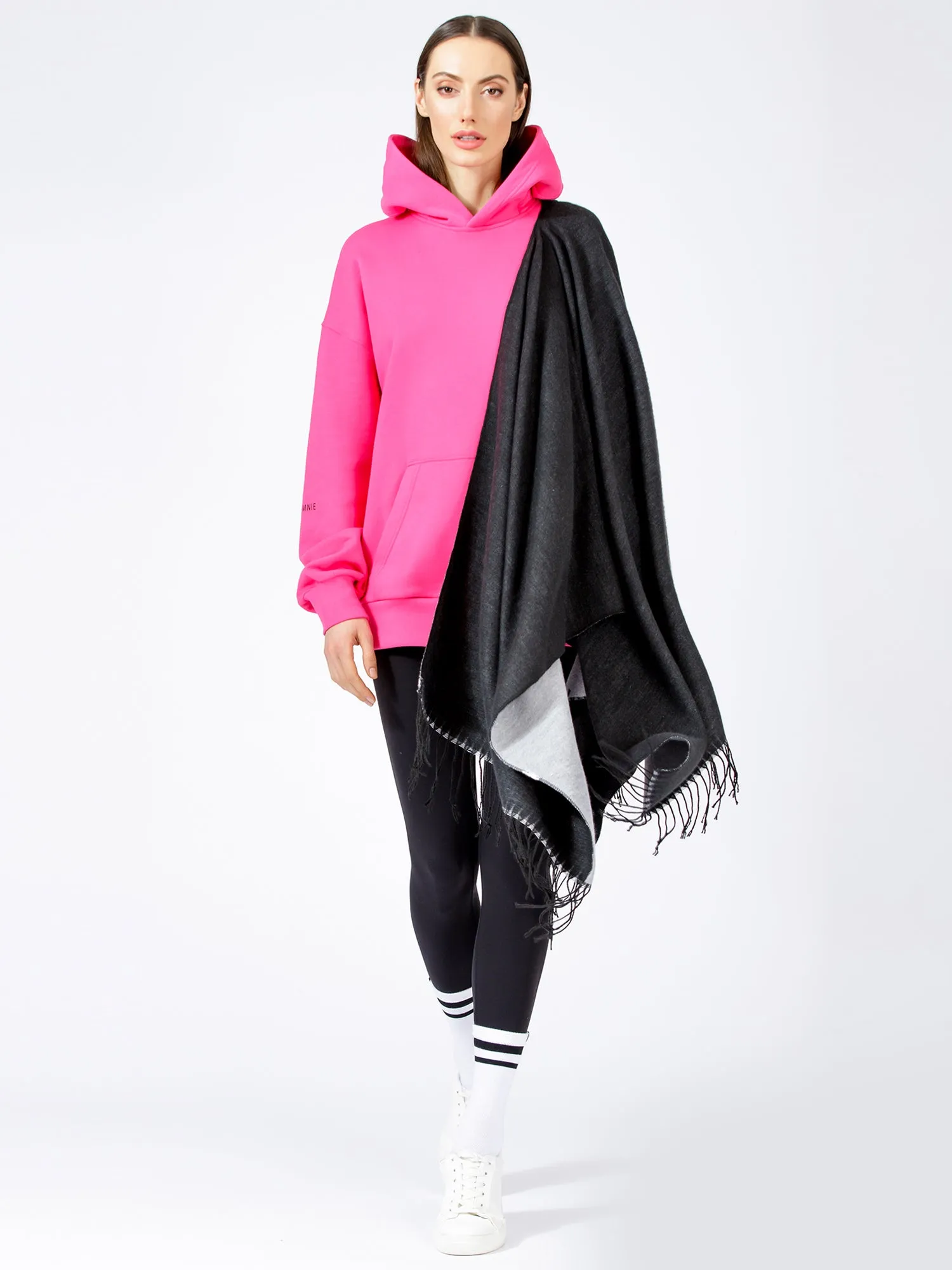 FREESTYLE FRINGED WRAP CAPE