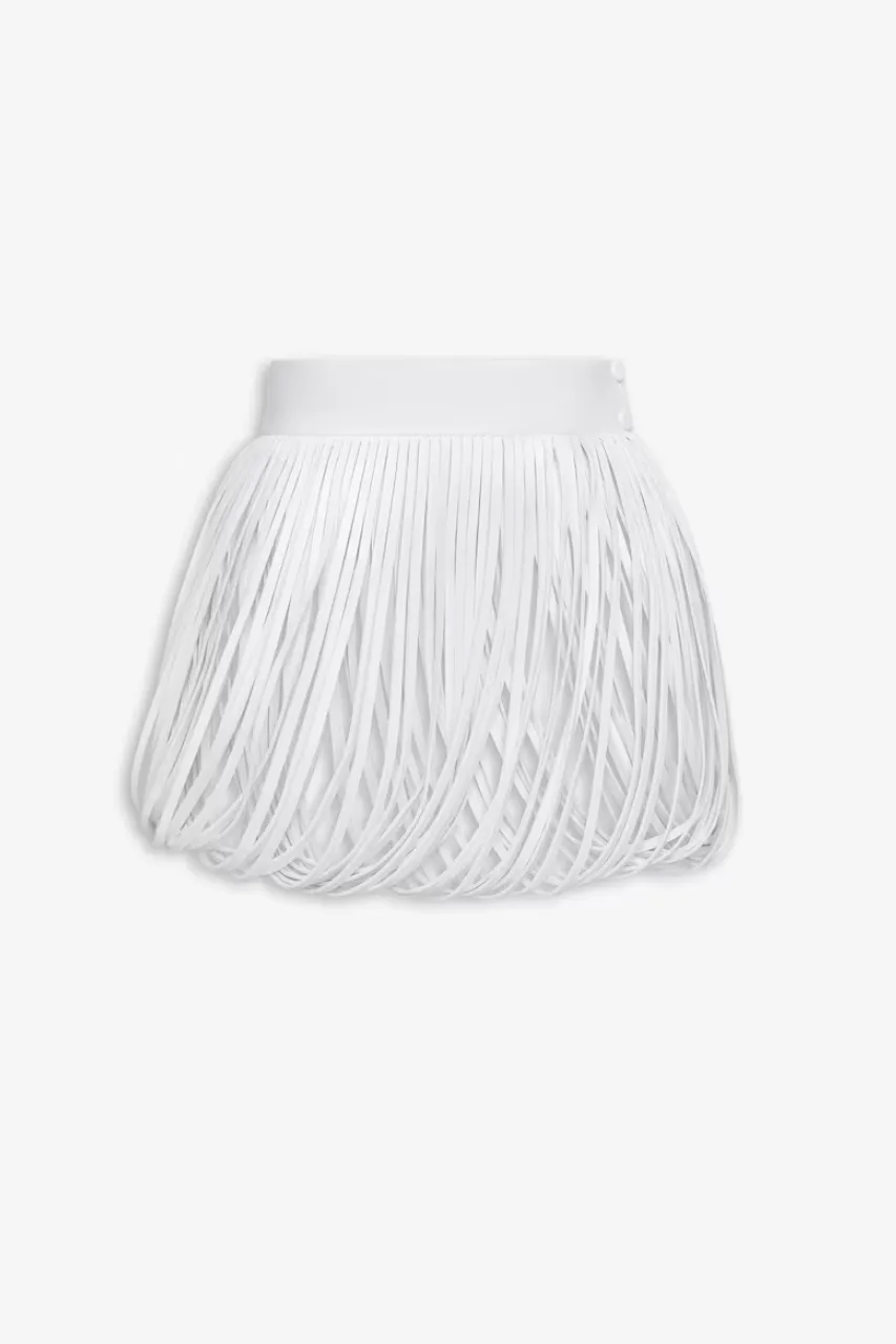 Fringed Leather Belt