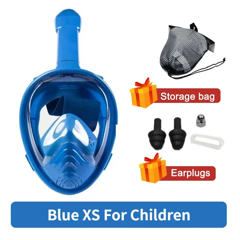 Full Face Snorkel Mask Easybreath Snorkeling Anti-Fog Anti-Leak