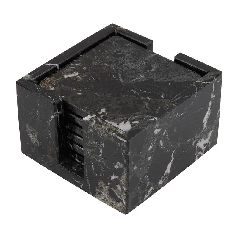 Full Square Coaster Set with Holder