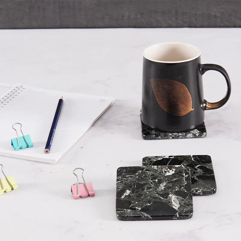 Full Square Coaster Set with Holder