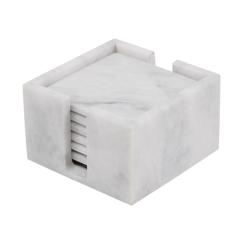 Full Square Coaster Set with Holder