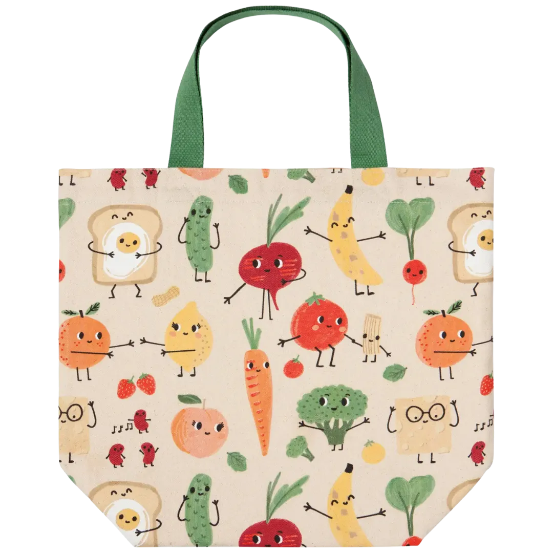 Funny Food Pocket Tote