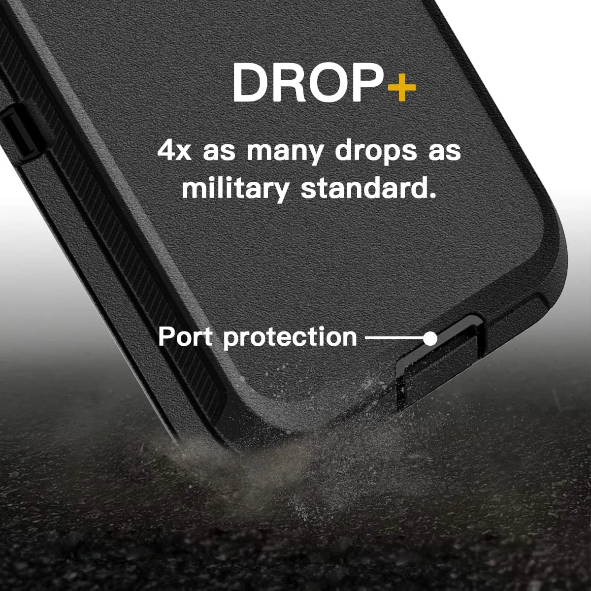 Galaxy S22  Heavy Duty Drop Protection Full Body Rugged Shockproof DustProof Military Grade Holster Case with Belt Clip and Screen Protector