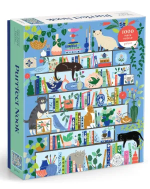 Galison Purrfect Nook – 1000 Piece Jigsaw Puzzle