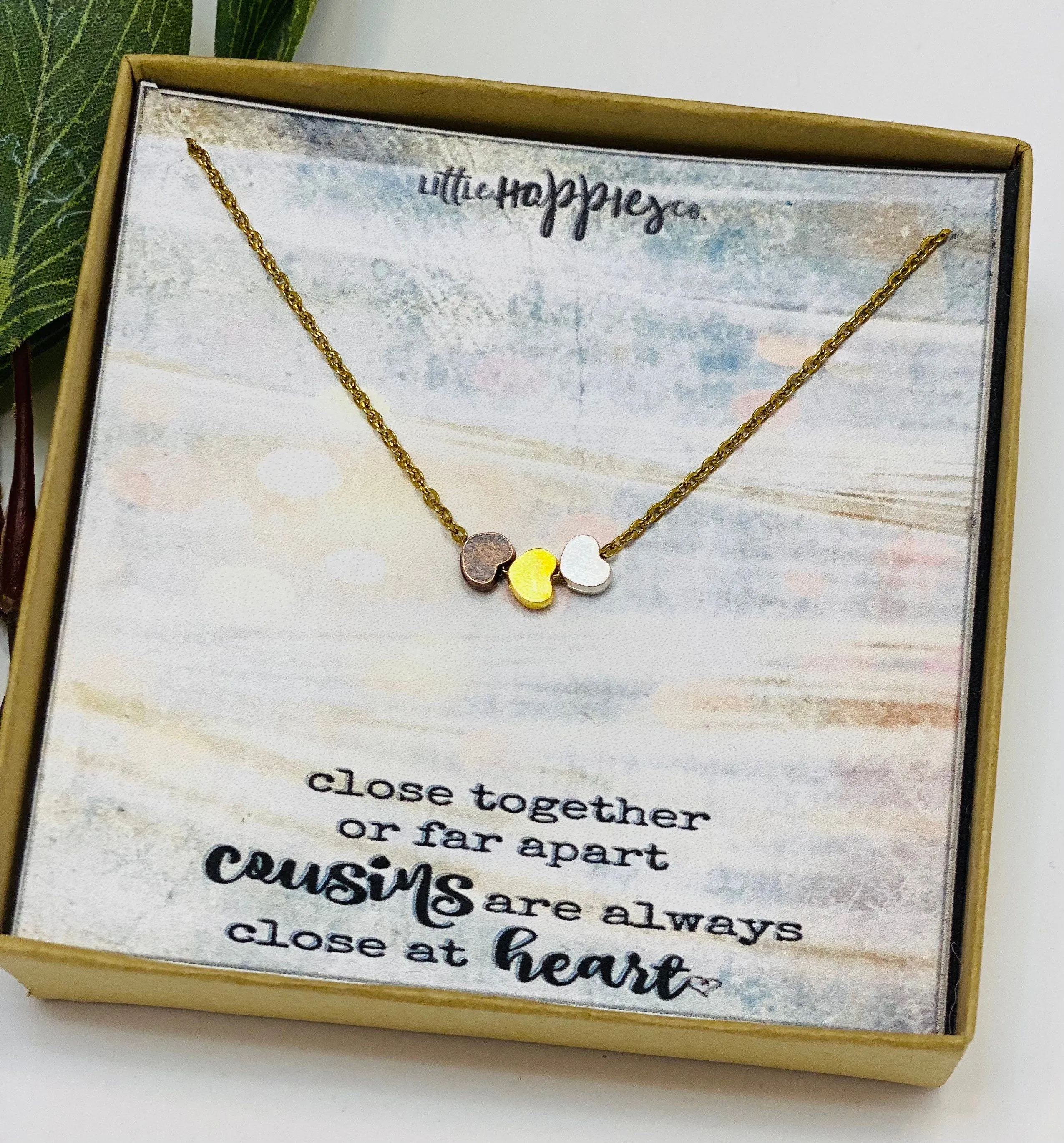 Gift for Cousin, Cousin Necklace, Cousin Gifts, Christmas Gifts for Cousin, Birthday Gift for Cousin, Necklace