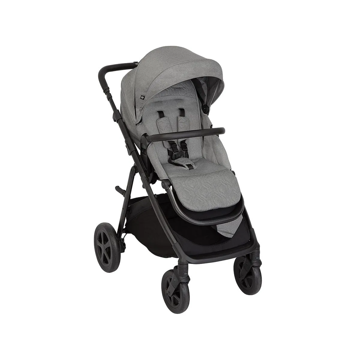 Graco Near2me DLX TRIO With Raincover & Snuglite i-Size R129 Infant Car Seat - Ash