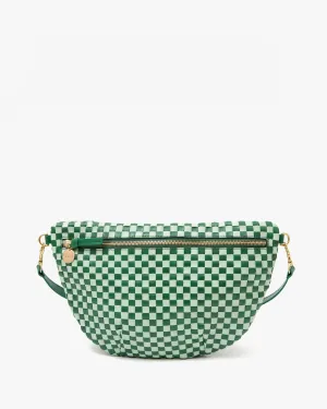 Grande Fanny - Fern & Mist Woven Checker