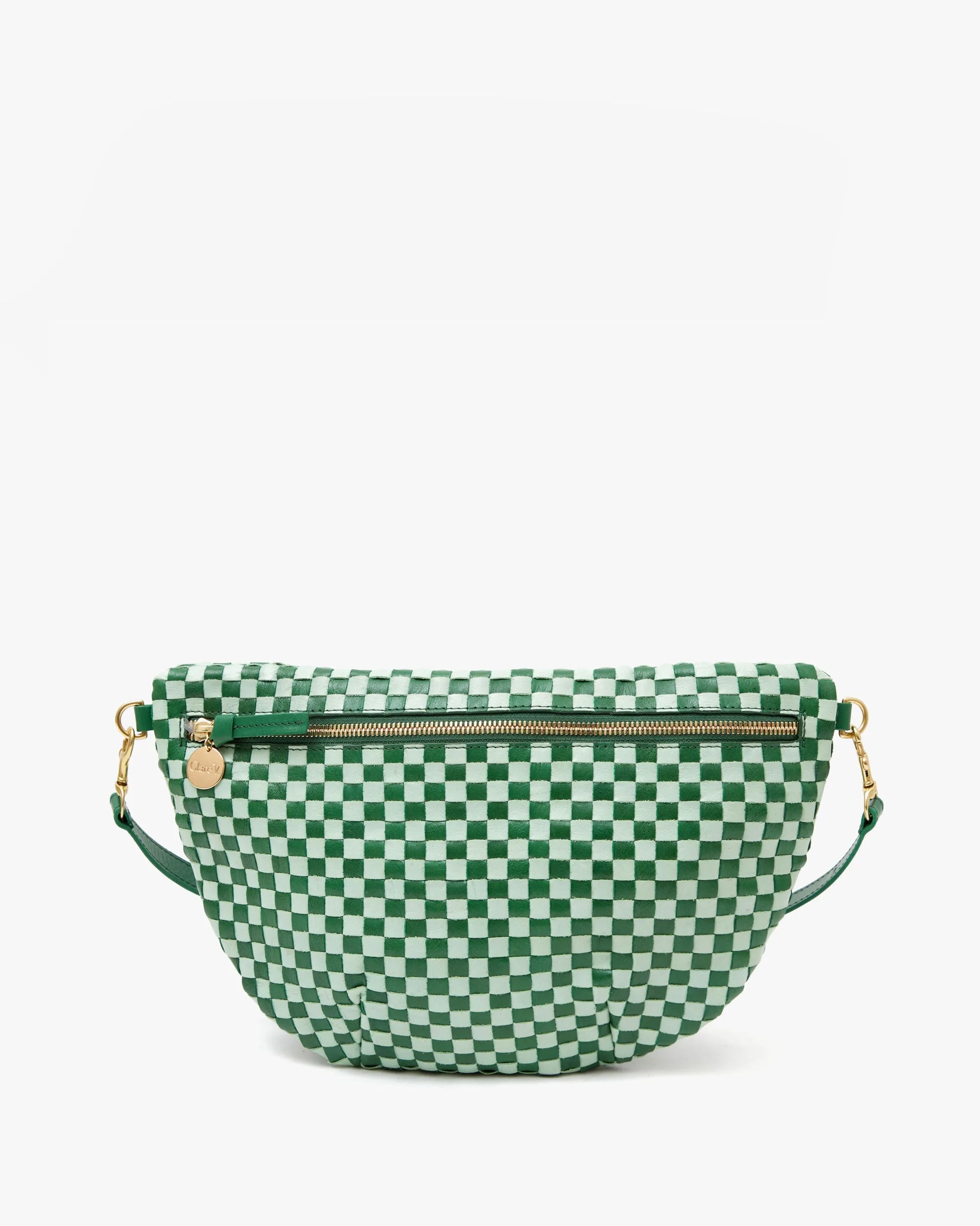 Grande Fanny - Fern & Mist Woven Checker
