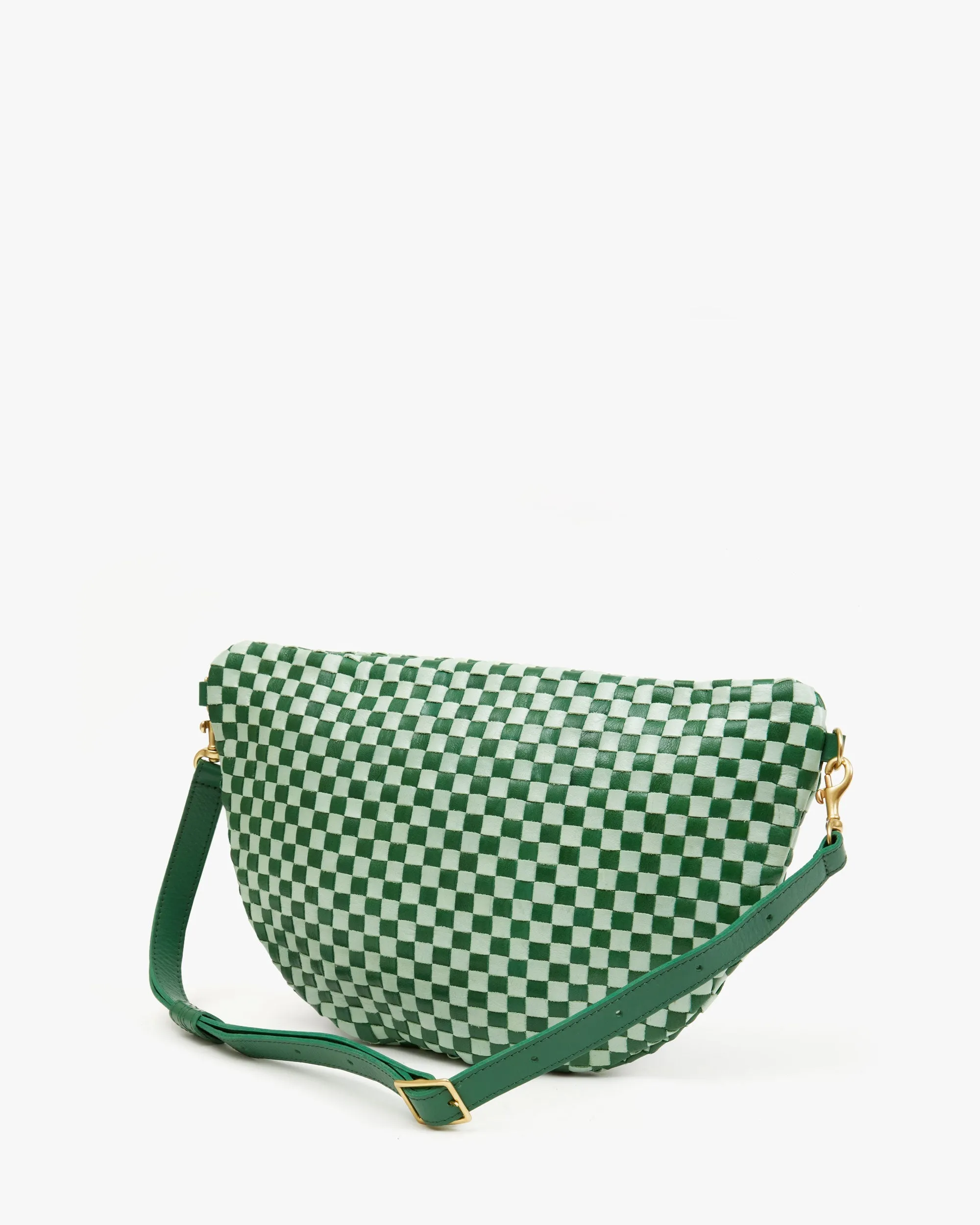 Grande Fanny - Fern & Mist Woven Checker