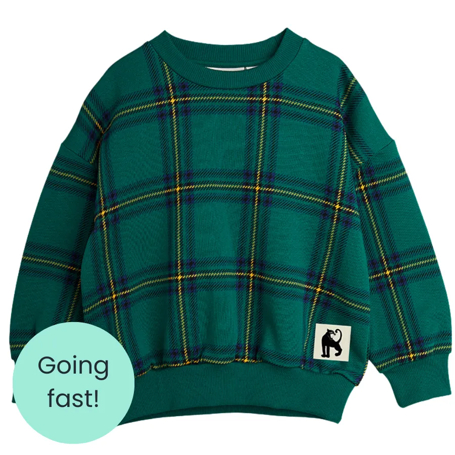 Green Check Jumper