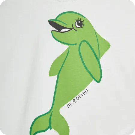 Green Dolphin Short Sleeve Top