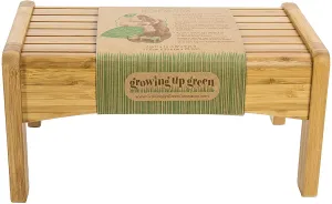 Growing Up Green Bamboo Step Stool! Can hold up to 200 Lbs! Retails $56 