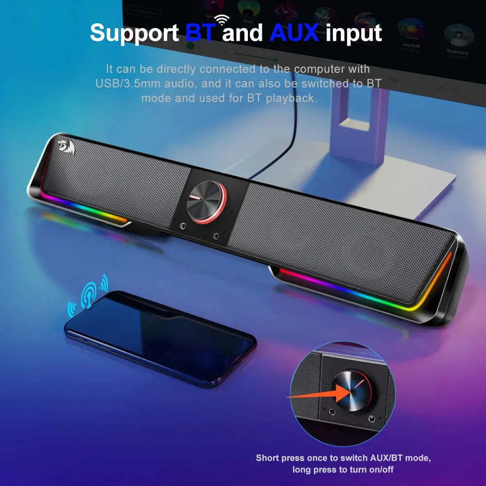 GS570 Darknets Support Bluetooth Wireless Aux 3.5