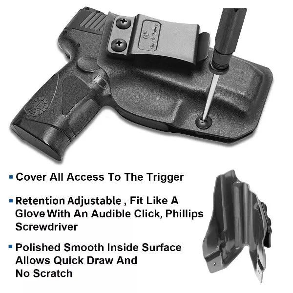 Gun & Flower Kydex IWB Holster for Taurus G2C/G3C/G3/PT111 | Black