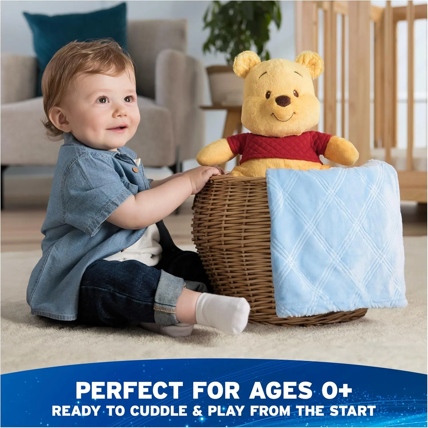 Gund 12" Oh So Snuggly Disney - Winnie the Pooh