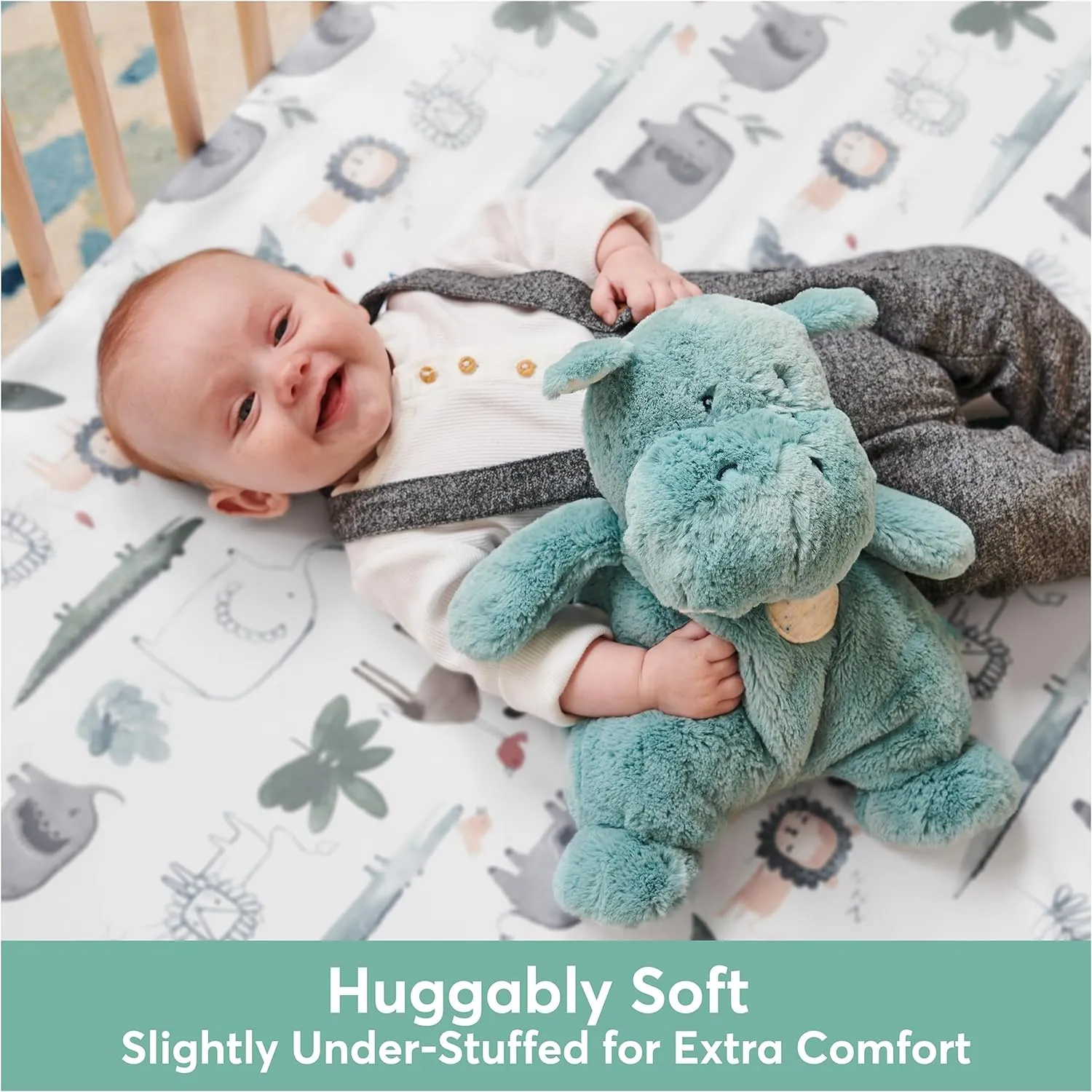Gund 12" Oh So Snuggly Hippo
