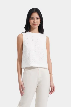 Halter Eyelet Top
