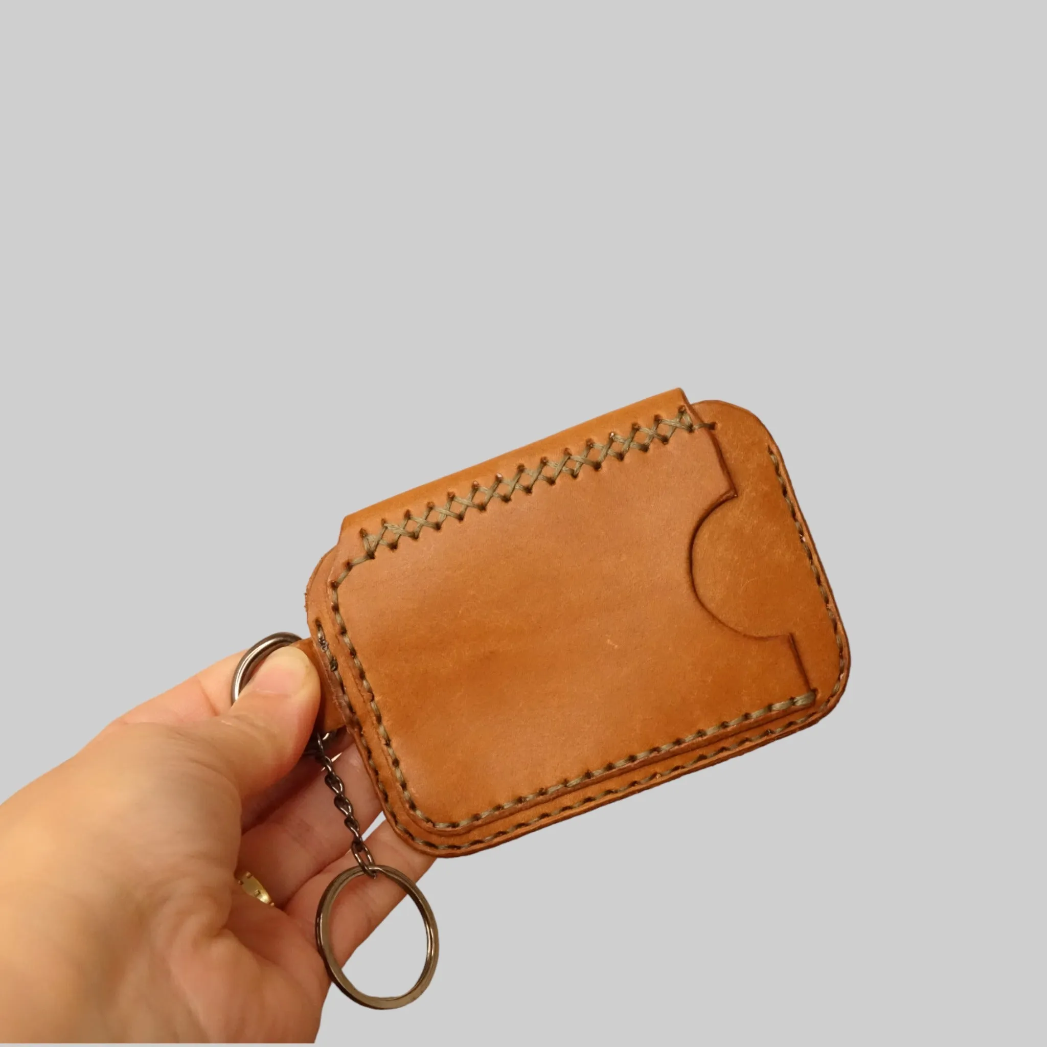 Handmade Minimalist Leather Slim Card Wallet