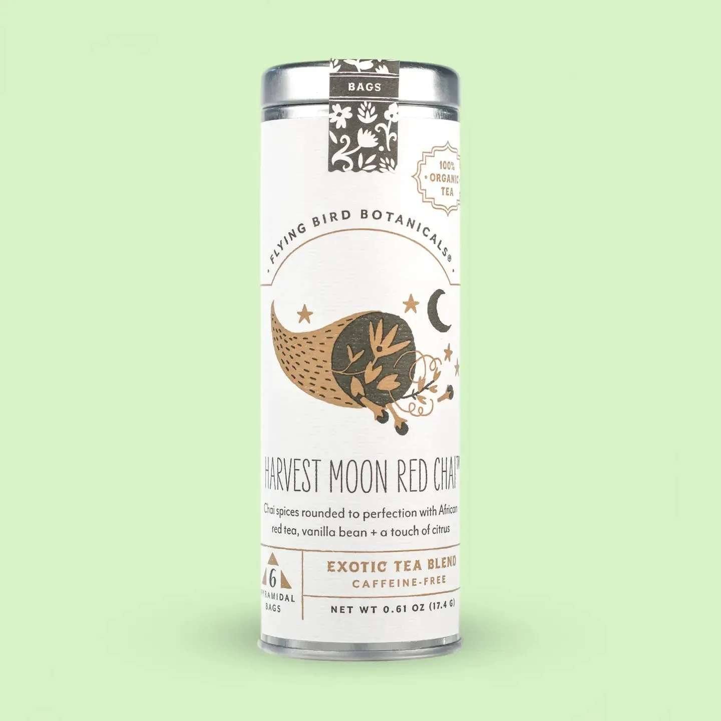 Harvest Moon Red Chai – 6 Tea Bag Tin