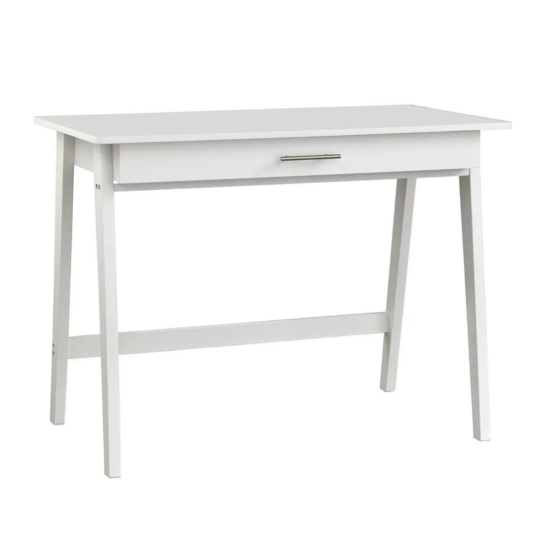 Haywa Desk Andover Mills™ Color: True White