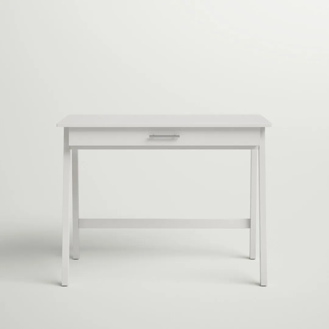 Haywa Desk Andover Mills™ Color: True White